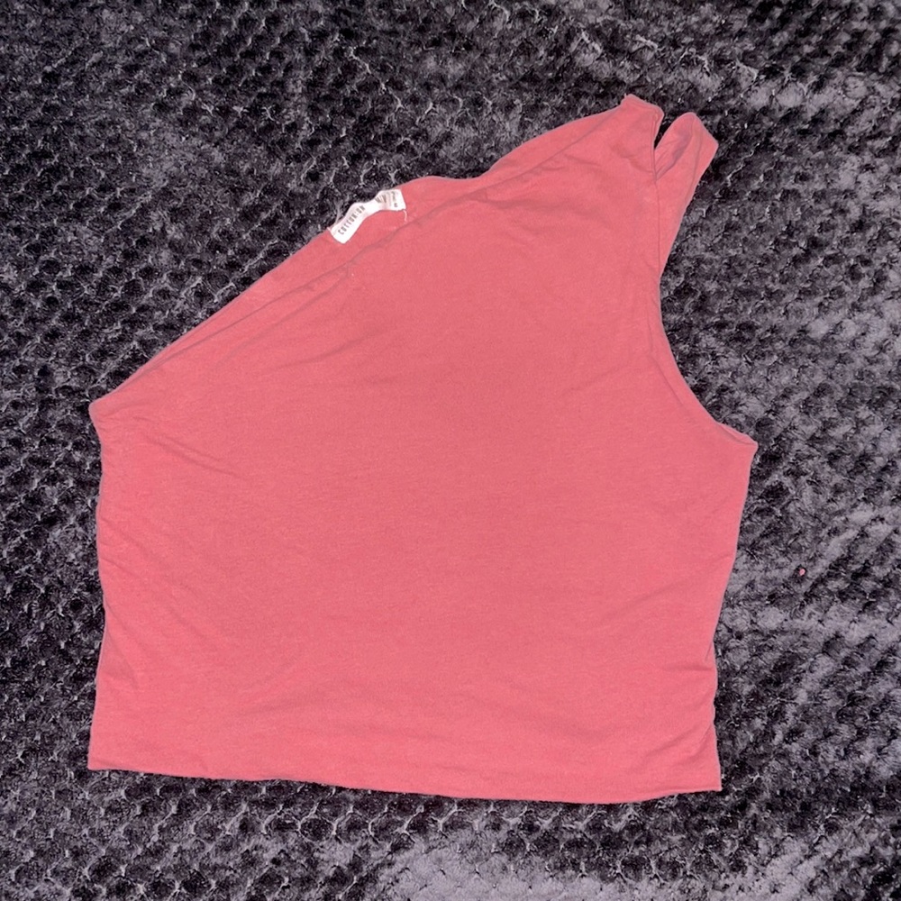 Muave Pink Short Sleeve Crop Top